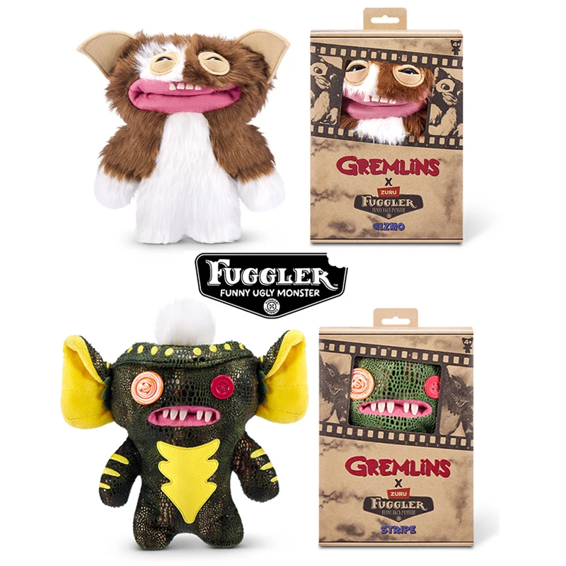 Original Fuggler Funny Ugly Monster Plush Doll Gremlins Stripe