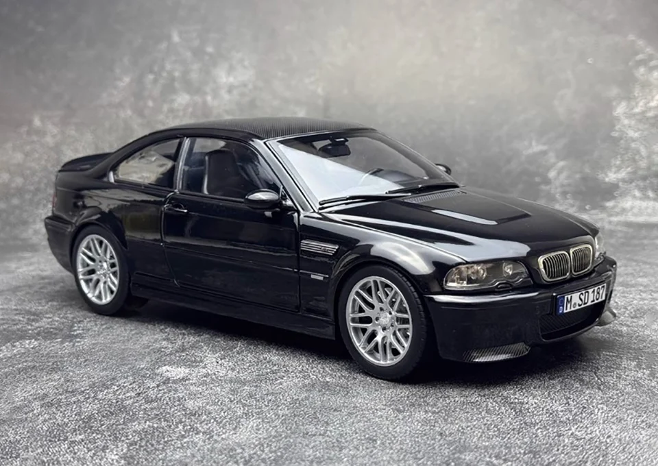 Sc906fbe4488f45d393c82c21c0cfd0bdO 183017: NOREV 1:18 M3 E46 CLS 合金 製 フルオープン シミュレーション車模型 ブラック