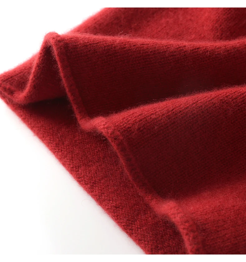 Winter Unisex 100 Kaschmir Hüte Outdoor Casual Warm Halten Einfarbig Kaschmir Gestrickte Beanie Hut Frauen/Männer Hedging Caps – Detail 10