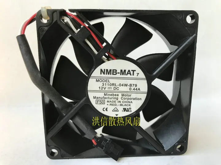 

Original 3110RL-04W-B79 DC12V 0.44A 8025 chassis power supply cooling fan