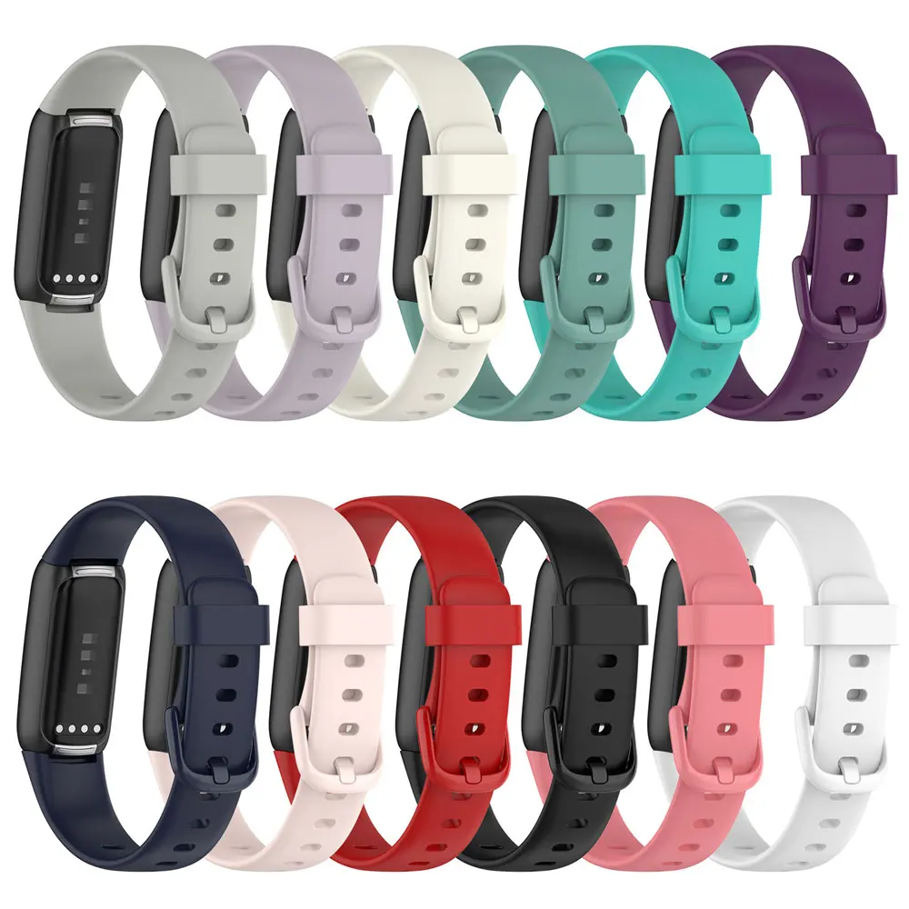 Cinturino per orologio Fitbit Luxe cinturino in Silicone cinturino cinturino da polso per accessori di ricambio per cinturino Fit Bit Luxe