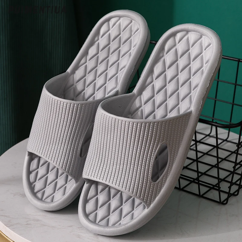Non Slip Slippers Men Women Indoor Home Eva Slides Bathroom Waterproof Deodorant Soft Bottom