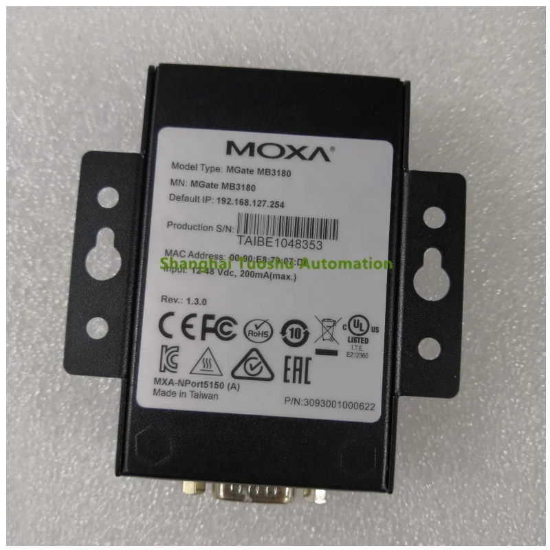 

MOXA MGate MB3180 1-port standard Modbus gateway