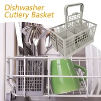 Universal Dishwasher Cutlery Basket Foldable Kitchen Tableware Drying Organization for Dishwasher Replacement Accessory 1/2Pcs 6