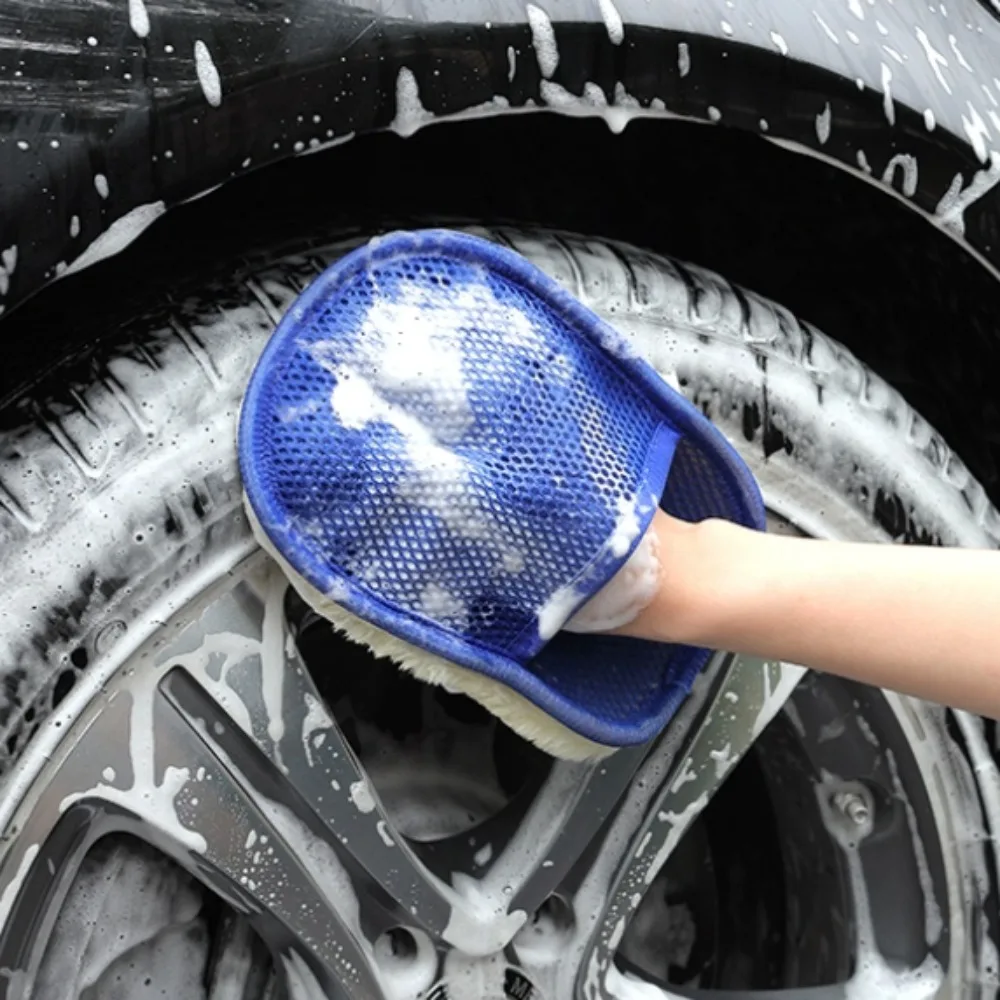 Microfiber Wool Soft Auto Car Washing Glove Cleaning Car Cleaning glove Motorcycle Washer Care paint Wash care tools car cleaning gloves microfiber car mitt microfiber cleaning gloves microfiber washing gloves microfiber gloves