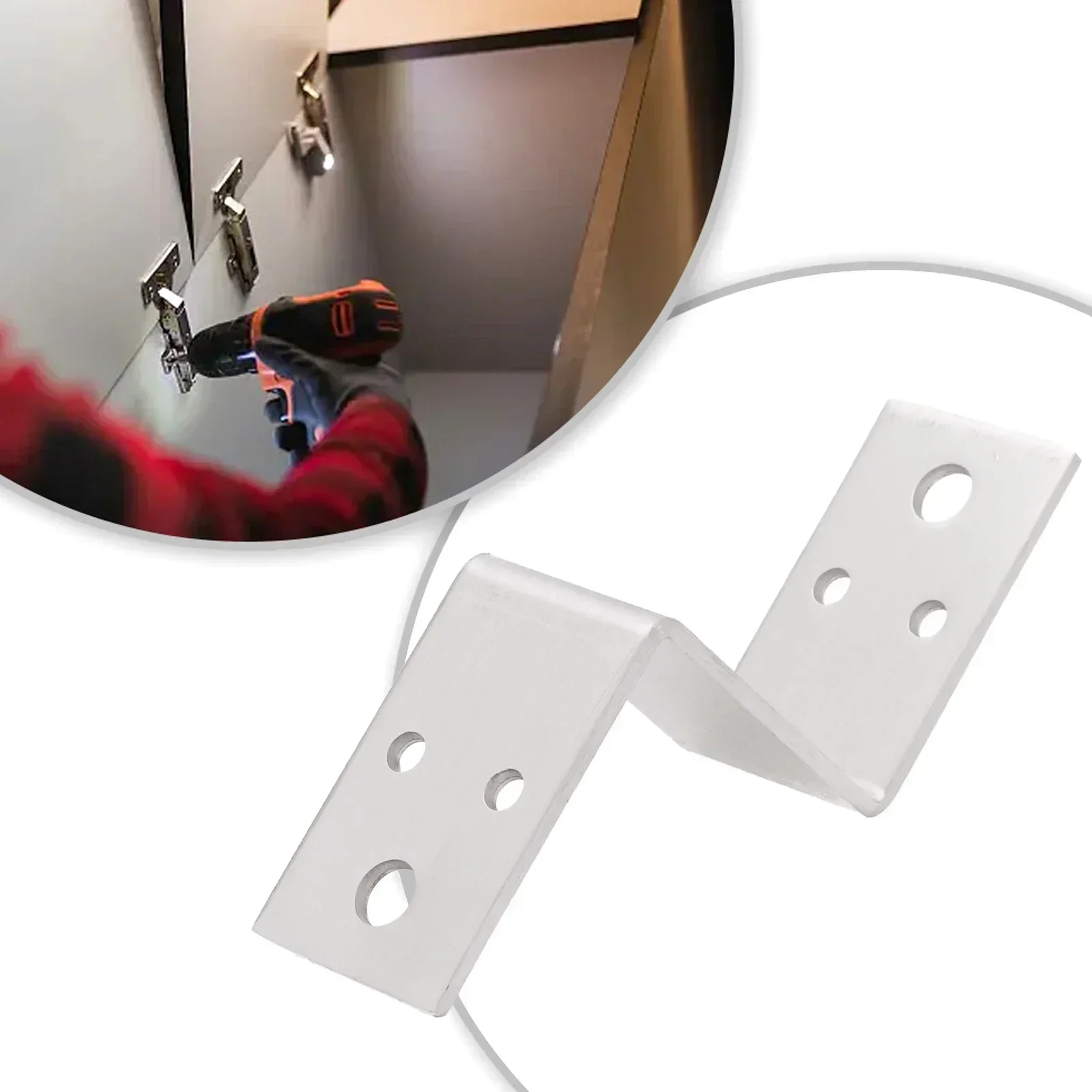 Stainless Steel Thickened Z-shaped Corner Fixed Connector Corner Brackets Z-Shaped Fixed Fastener stainless steel angle bracket angle bracket angle connector