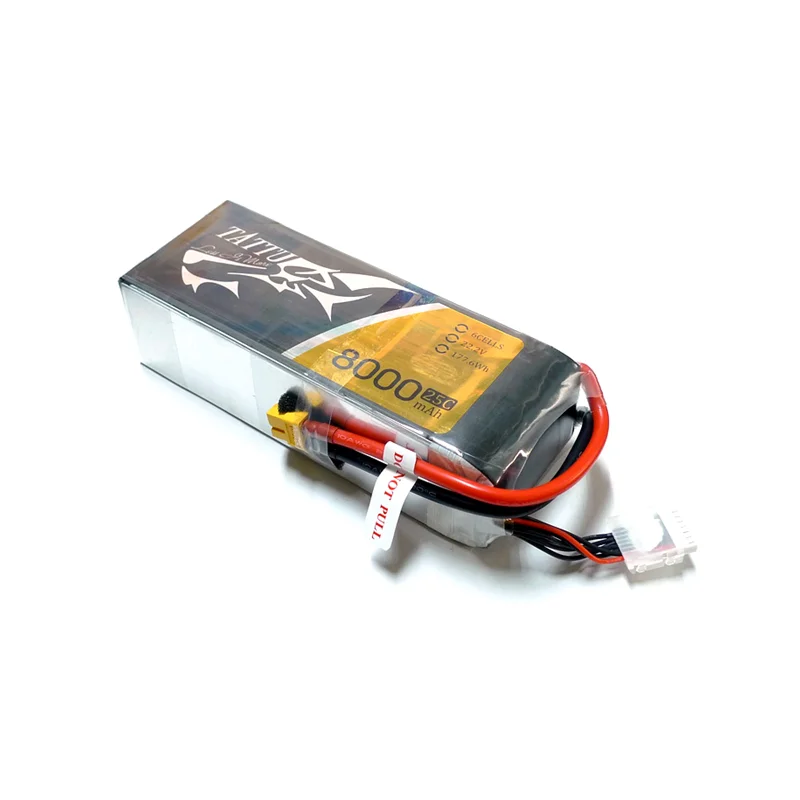 

Grignard ACE TATTU 8000MAh 6S 22.2v 25C small polymer lithium battery cell plant protection