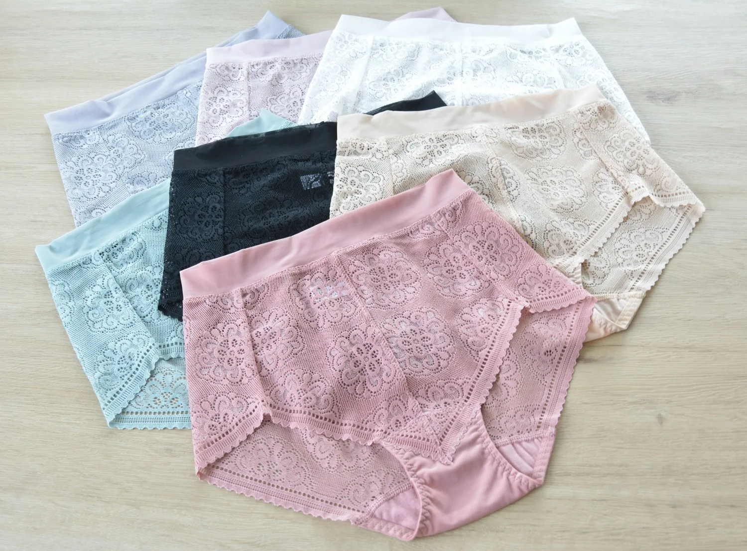 7PCS New Women's Panties Sexy Lace Briefs Seamless Soft Breathable Underpants Female Underwear Ladies Underwear for Girl