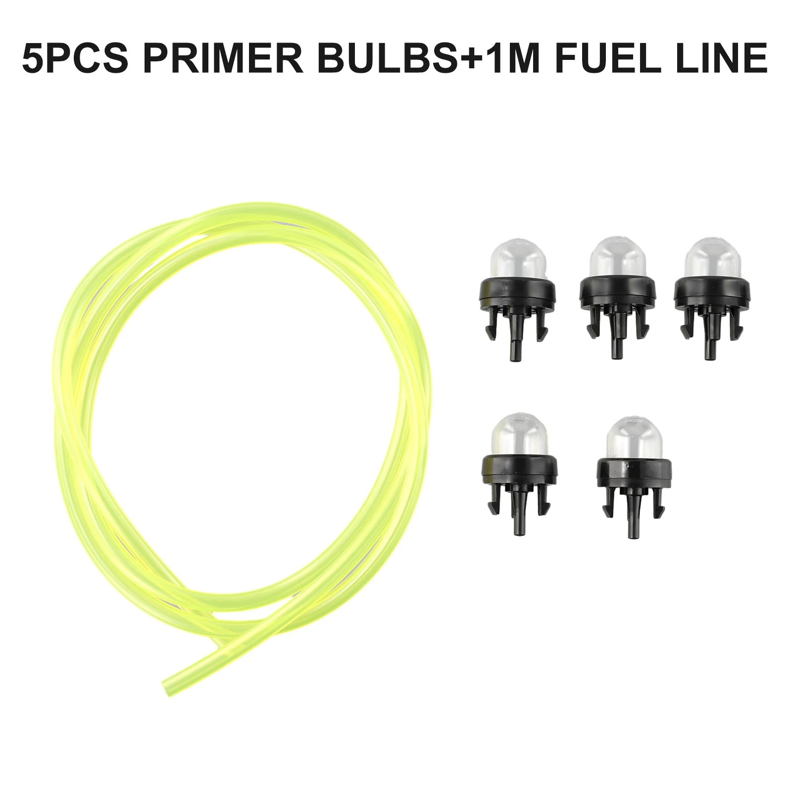 

5 PCS Primer Pump Bulb & 1M Fuel Line Set For Ryobi For Stihl For Talon Trimmer Whipper Snipper Garden Carburetor Parts