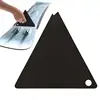 Snowboard Wax Scraper Triangle Portable Black Ski Wax Remover Snowboard Wax Removal Tool Accessories Repair Maintenance Gear 1