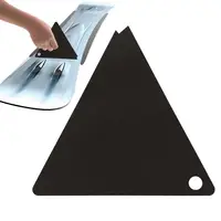 Snowboard Wax Scraper Triangle Portable Black Ski Wax Remover Snowboard Wax Removal Tool Accessories Repair Maintenance Gear 1