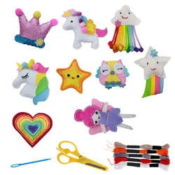 DIY Kids Sewing & Craft Set - Creative Felt Toy Kit (9PCS)