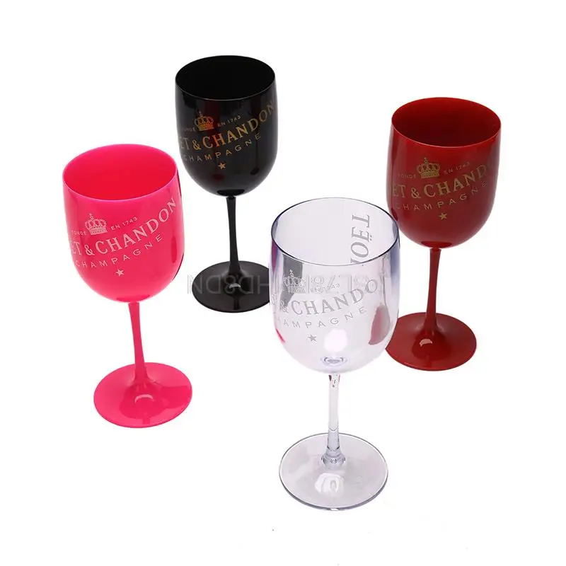2PCS Wine Glasses Food Grade Plastic Goblets Party Champagne Coupes Cocktail Glass Flutes Cup Beer Whiskey Cups 16oz