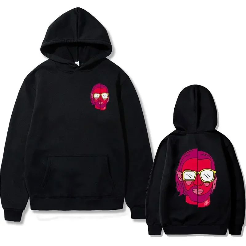 Le Monde Chico Double Sided Graphic Print Felpa Con Cappuccio Album Nl French Rap Hip Hop Felpe Con Cappuccio Abbigliamento Uomo Donna Fashion Brand S