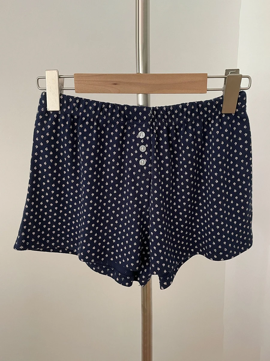 White floral-Buttons