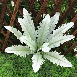 Lush Faux Fern Leaves for Decorative Accents - Ideal for Home, Garden, and Event Decor (45cm A)