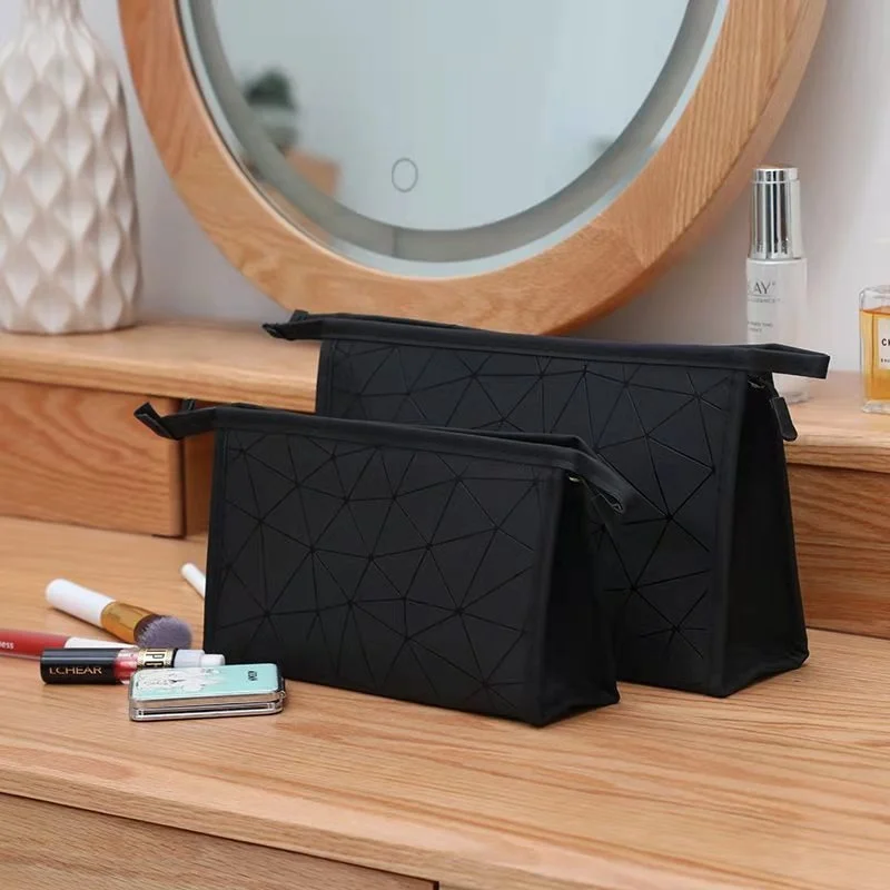 Fashion Women Travel Cosmetic Bag Multifunction Makeup Bags PU Leather Waterproof Portable Toiletries Organizer Make up Cases 4