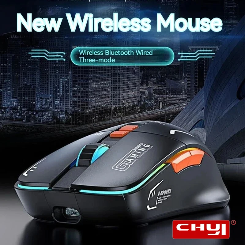 Мышь беспроводная Chuyi G308, 2,4 ГГц, Bluetooth, 4000Dpi