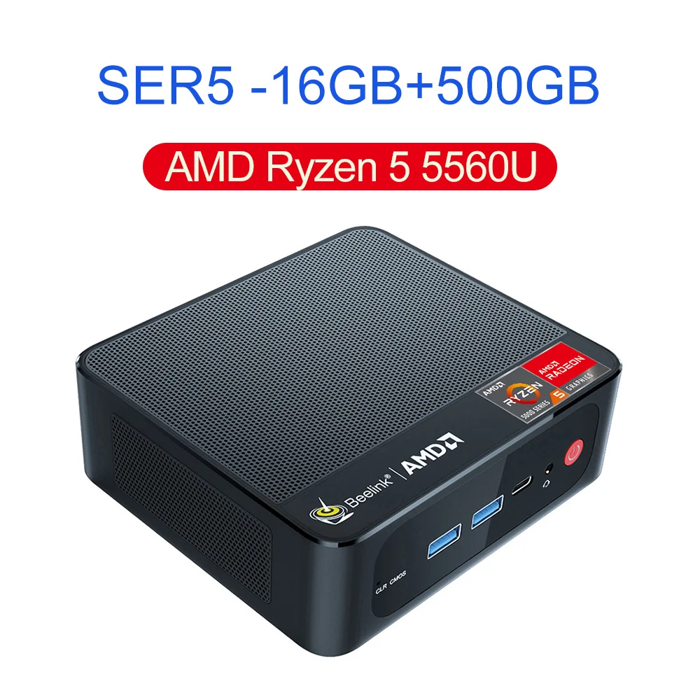 Beelink Ryzen5 SER5 5560U SER5 Pro 5700H Mini PC AMD DDR4