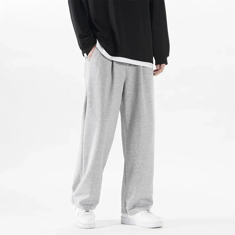 Hot sell Sports pants men's casual long pants gray leggings men's basketball leggings loose fitting sanitary pants
