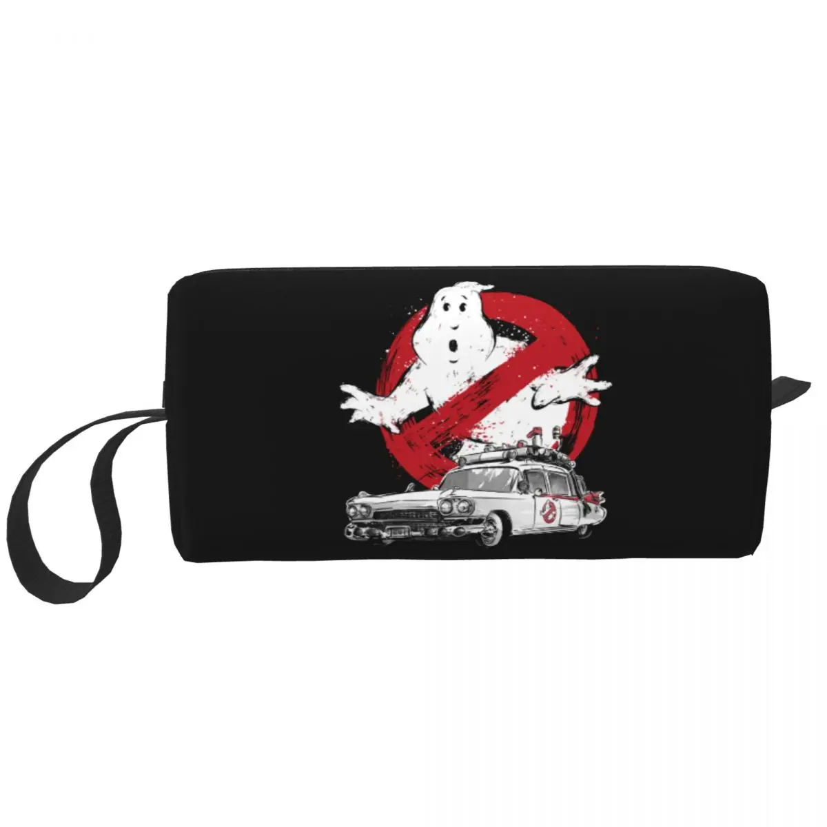 

Ghost Buster Cosmetic Bag Women Fashion Large Capacity Supernatural Ghost Movie Makeup Case Beauty Storage Toiletry Bags