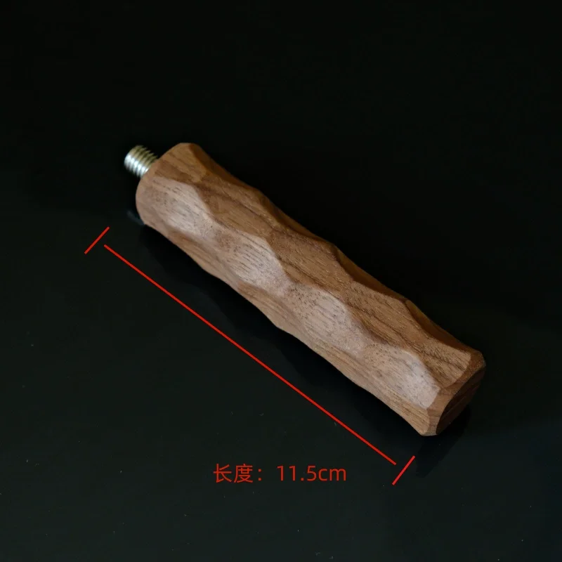 Description Picture 5 of itemfor semi-automatic coffee machine Handle, walnut wood handle M10 screw dragon ridge