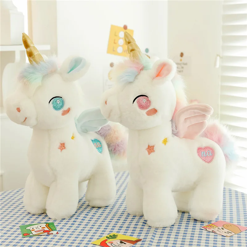 

25CM Kawaii Angel Unicorn Plush Toy Stuffed Unicornio Animal Dolls Soft Cartoon Toys for Children Girl Kids Birthday Gifts