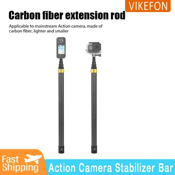 Perche à Selfie Invisible en Fiber de carbone, édition étendue, pour Insta360 X3 GO3 Action 4, accessoires 300CM pour DJI GoPro 1