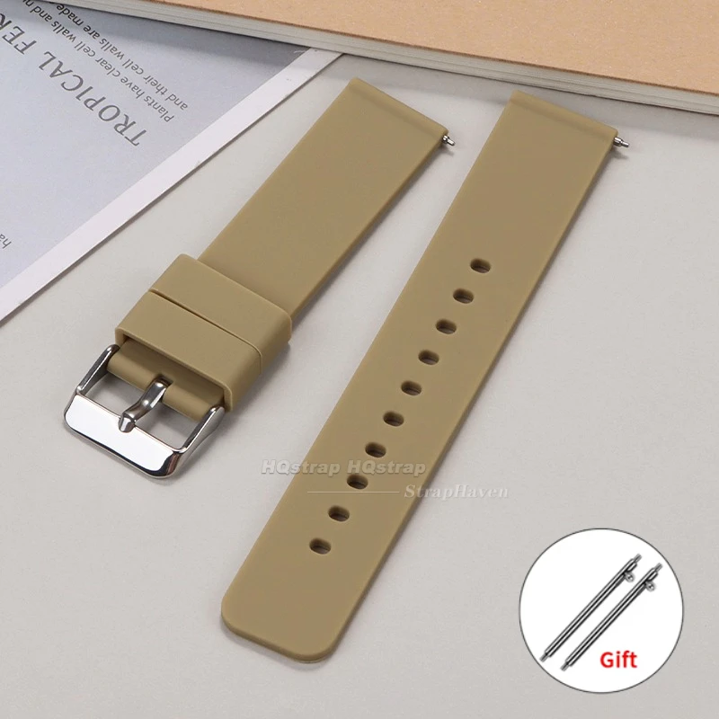 Sleek Silicone Quick Release Sport Wristband - Variety of Sizes