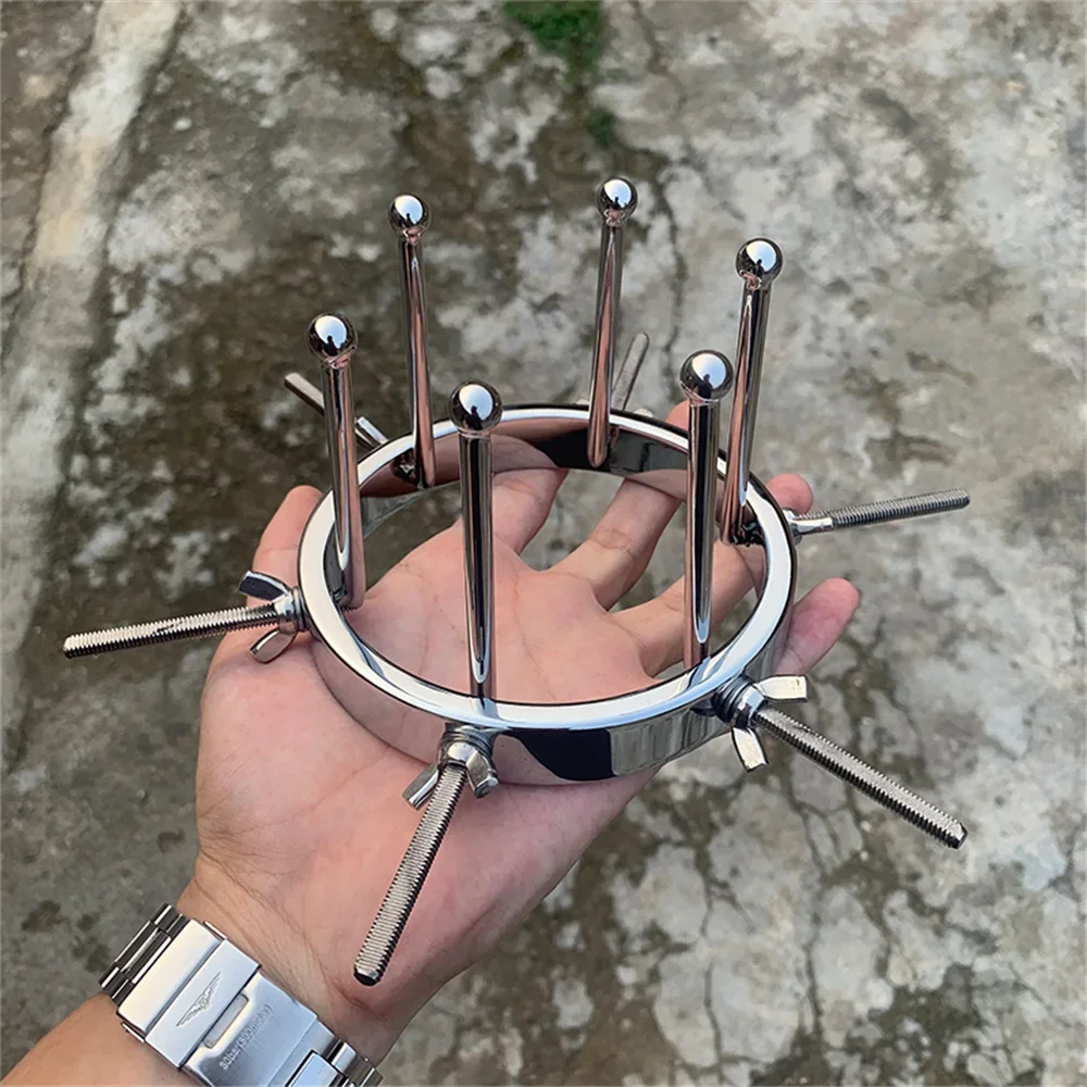 Huge Anal Expander Anal Vaginal Dilator Speculum Female Homosexual G-Spot Vaginal Stimulator Chastity Lock BDSM Adult Sex Toys