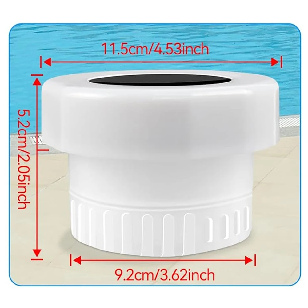 Solar Powered Waterproof Chlorine Dispenser for Pool Sanitation