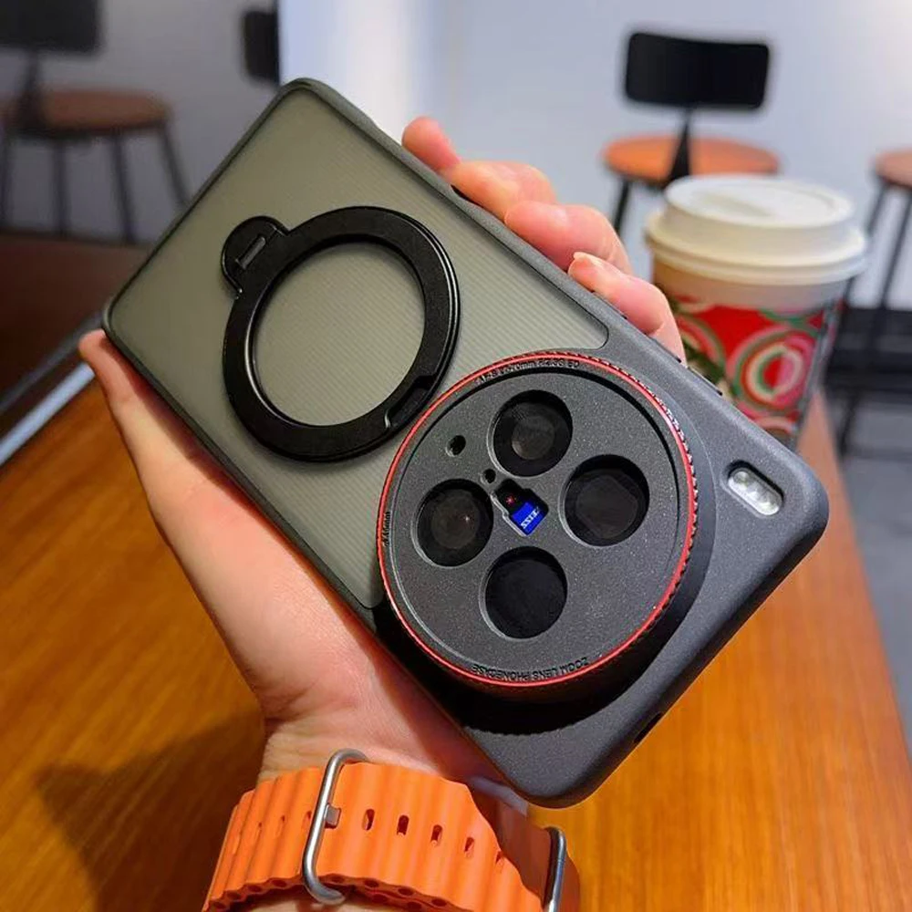 Magnetic 360° Rotatable Shockproof Stand Case with Camera Protection