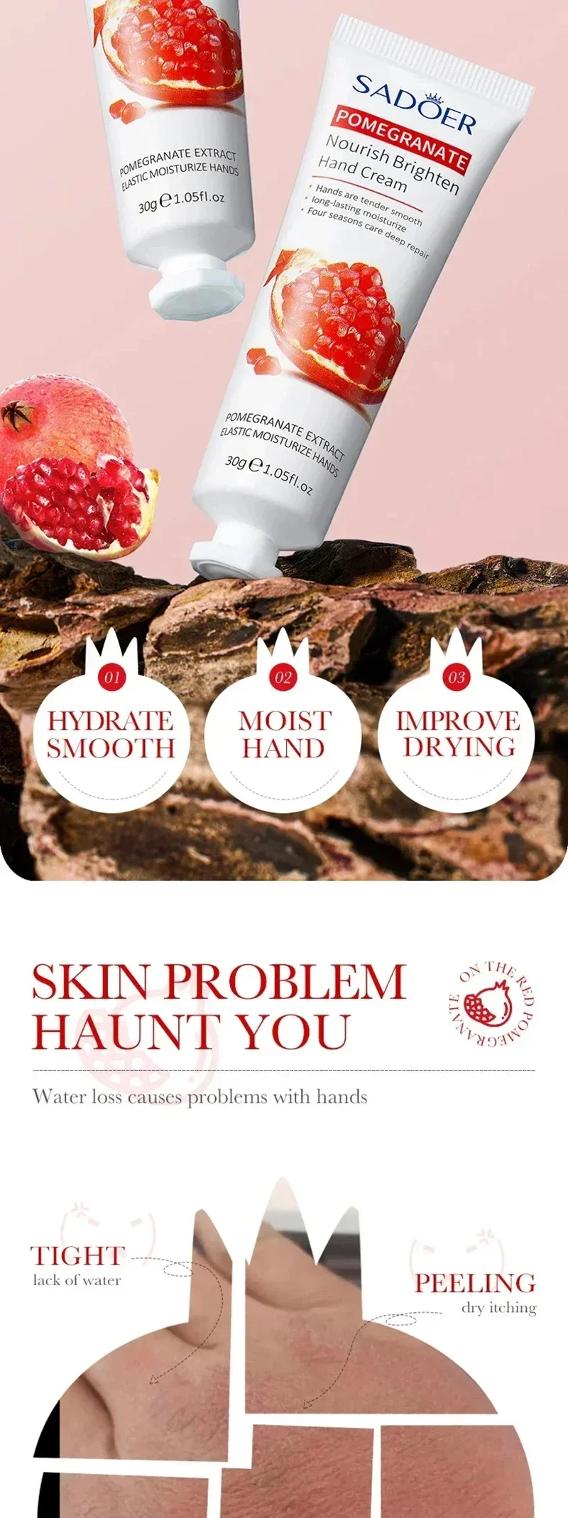 Anti-dry hand cream