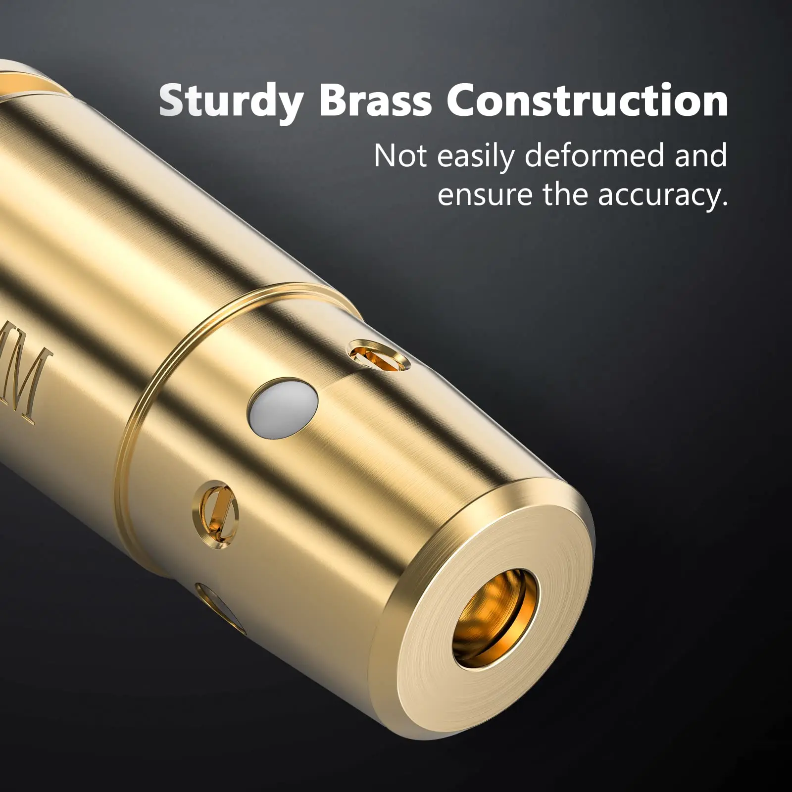 9mm Green Laser Boresighter Fit Handgun with 12 Batteries EZshoot High Accuracy Hunting Tactical