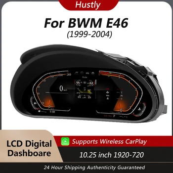 Panel de Instrumentos Digital para BMW E46 1999-2004, Cabina Virtual, Velocímetro, Compatible con CarPlay, Plug and Play 1