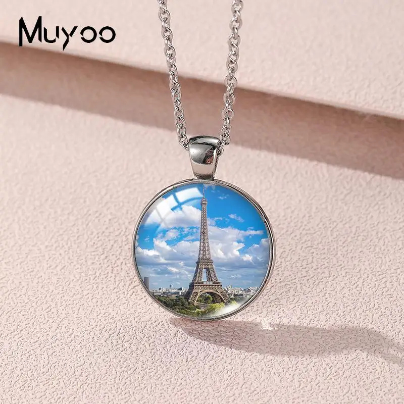 925 Sterling Silver Eiffel Tower Pendant: Charm Jewelry (without Chain) -  GM1259 | Touchy Style