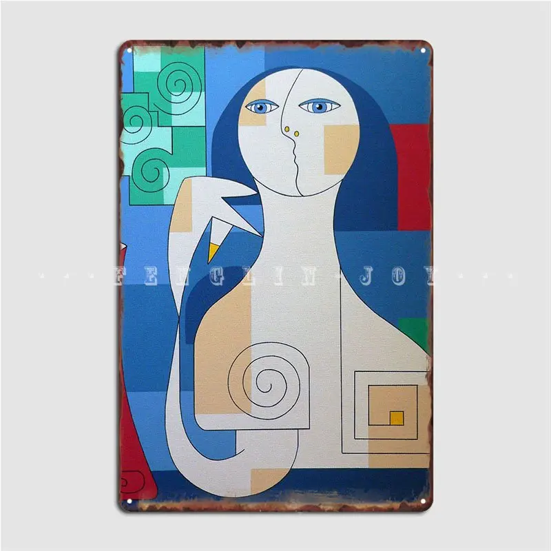 Fiori Verdi In Vaso Rosso Metal Sign Home Plates Club Design Tin Sign Poster