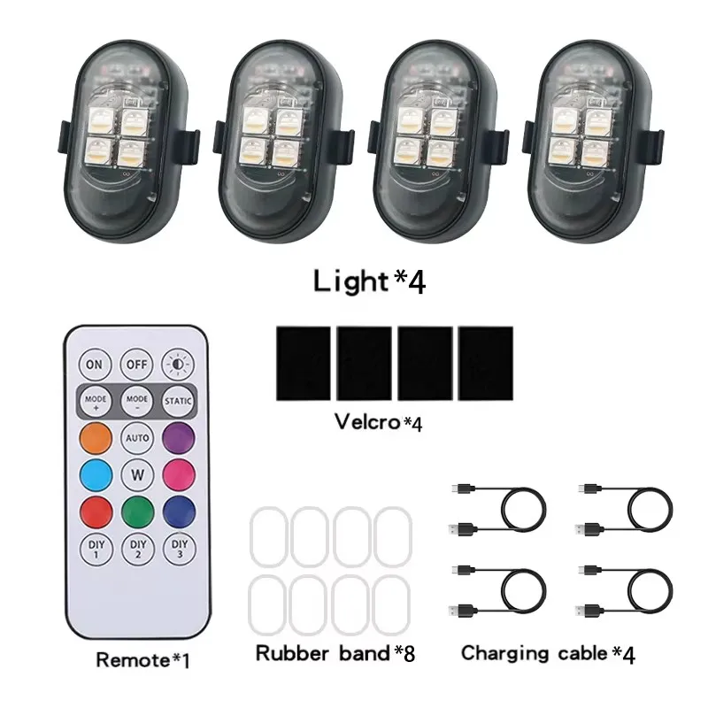 1PC Remote 4 Light-A