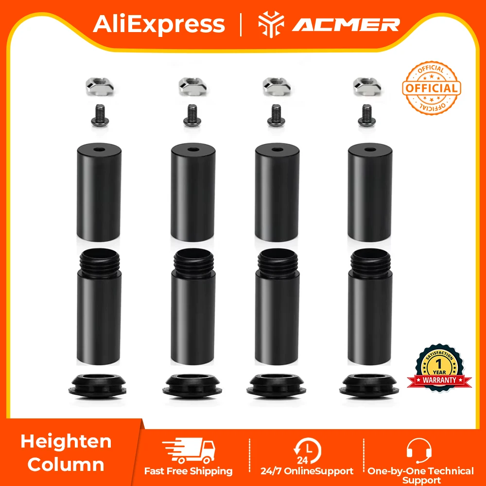 Kit d'extension de colonne de gravure laser ACMER pour module de rotation de l'axe Y P1 P2 P1 S PRO