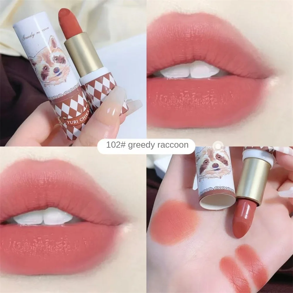 2023 Matte Lip Glaze Velvet Cat Milk Cake Lip Mud Creamy Texture Mist Face Fine Lipstick Girls Cute Makeup Cosmetics