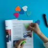 8Packs/Set Transparent Sticky Notes Self-Adhesive BookMarkers Annotation Reading Book Clear Tab Kawaii Cute Stationery 4