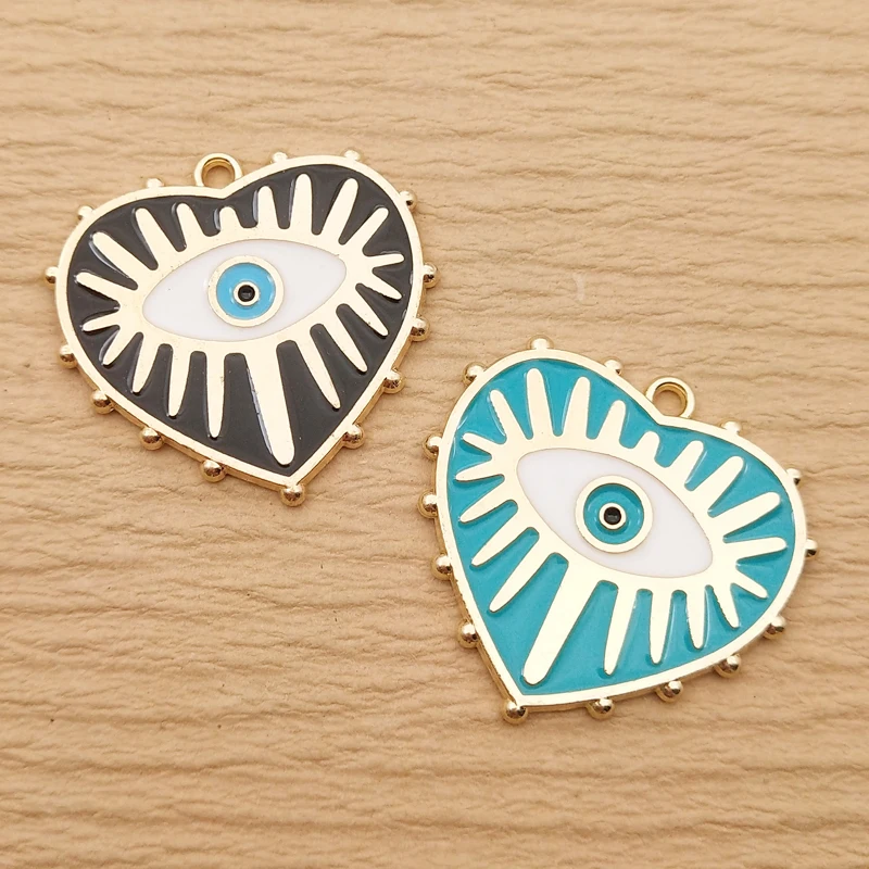 

10 шт., подвеска в виде сердца для изготовления ювелирных изделий