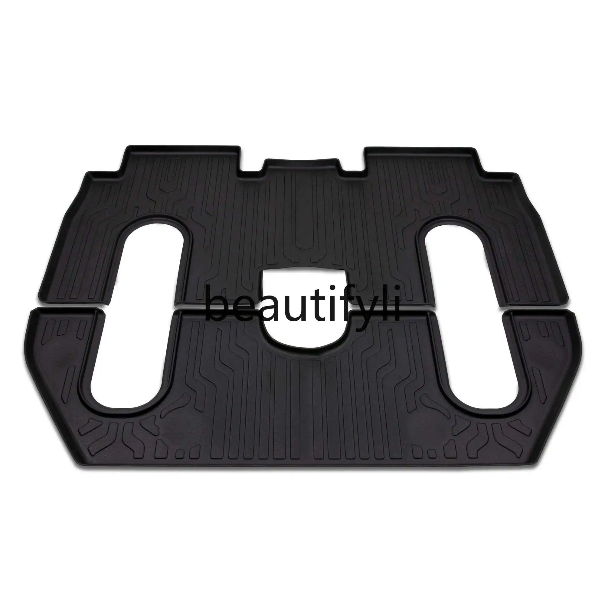 Model x All Weather 6 Seat Floor Mat with Central Armrest (2015-)