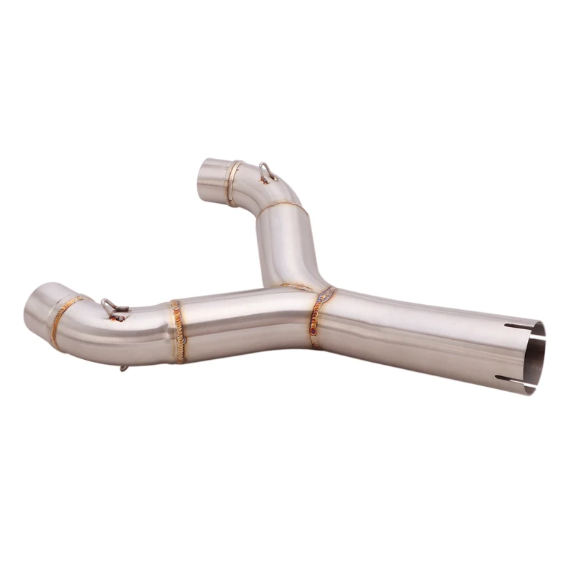 Slip On Motorcycle Exhaust Mid Connect Tube Middle Link Pipe Stainless Steel For Aprilia Shiver 750 2010-2016 - Image 4