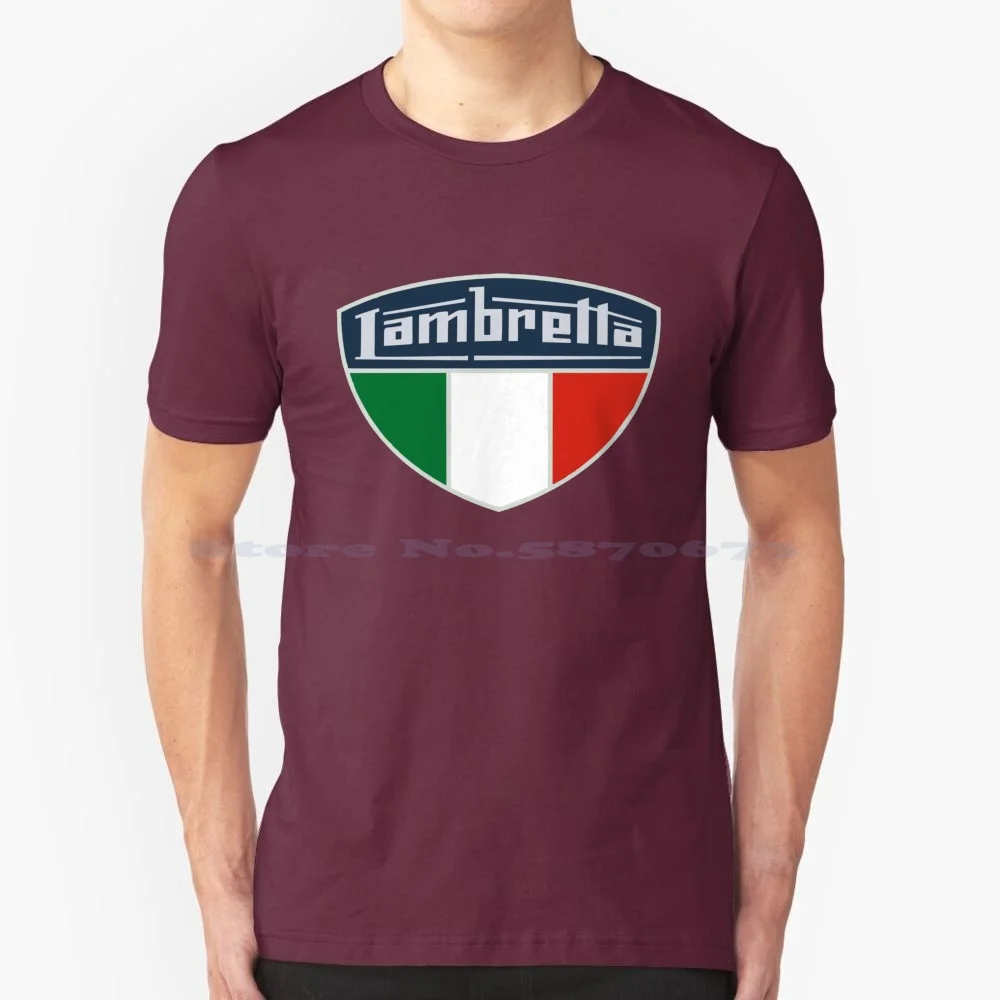 Scooterist T Shirt 100% Cotone Tee Vintage Italia Bike Lambretta