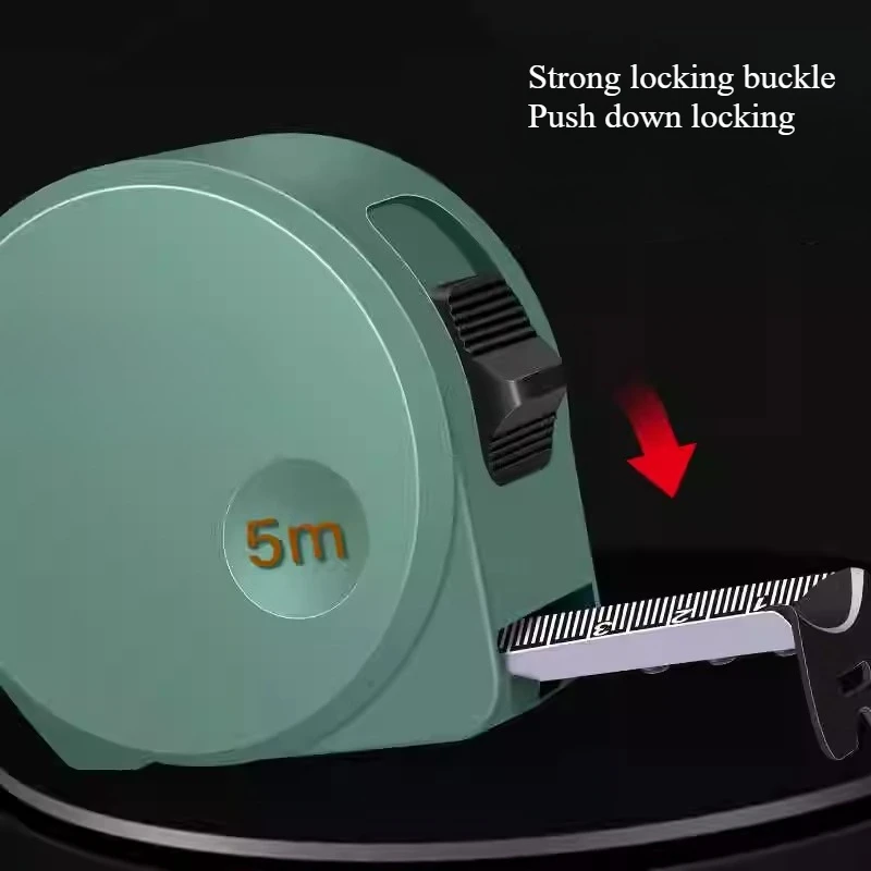 Black gold high-precision thickening and hardening tape measure wear-resistant 5 meters 19mm25mm Black gold high-precision thickening and hardening tape measure wear-resistant 5 meters 19mm25mm