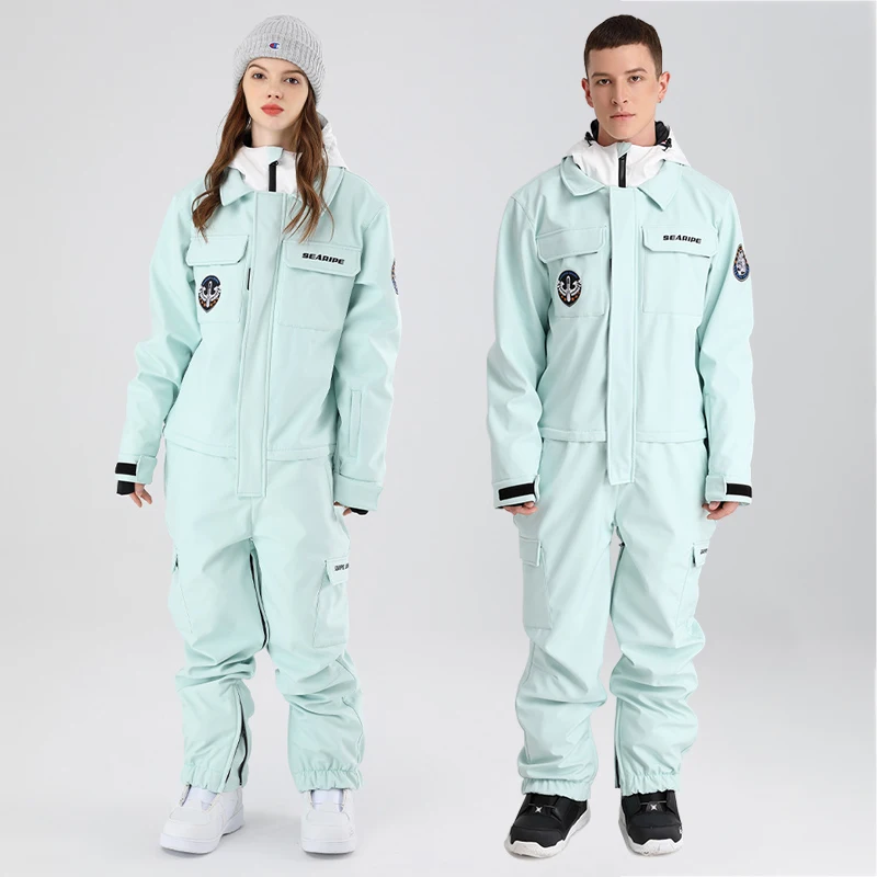 Women Ski Overalls Jumpsuit Outdoor Snow Suits Waterproof Snowboard Jacket Suit ski jacket kids snow suit