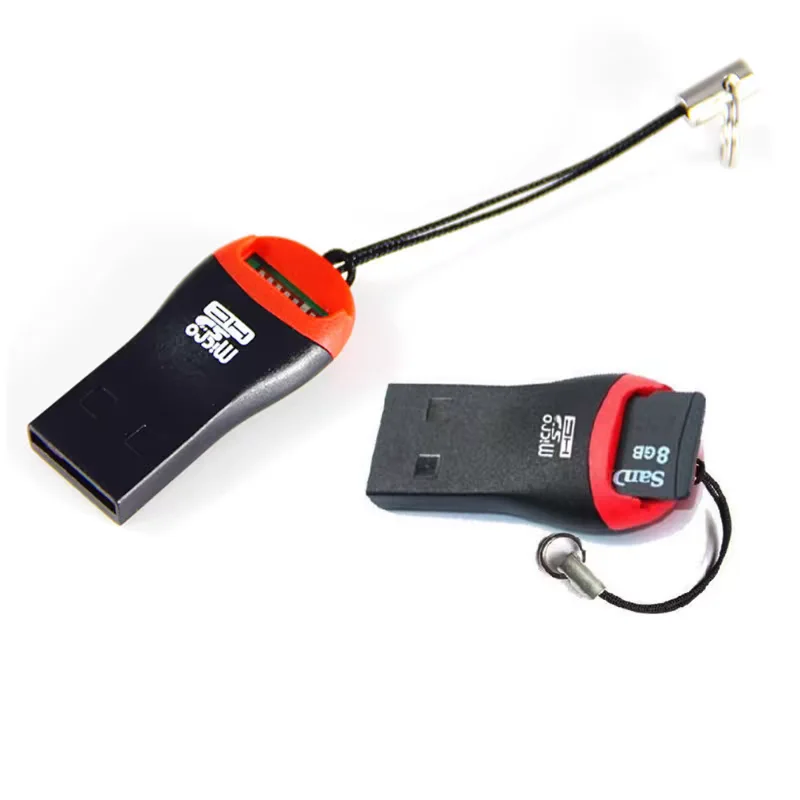 Lettore Schede Micro SD A USB 2.0 - Piccolo, Nero, Per Cellulari E Tablet, Trasferimento Dati - Foto 4