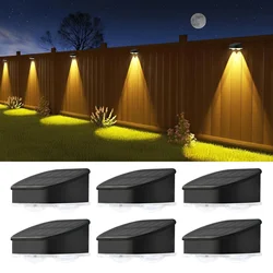 Solar - Powered Outdoor Waterproof LED Garden Light - Super Bright Decorative Wall Lamp (3pcs)
