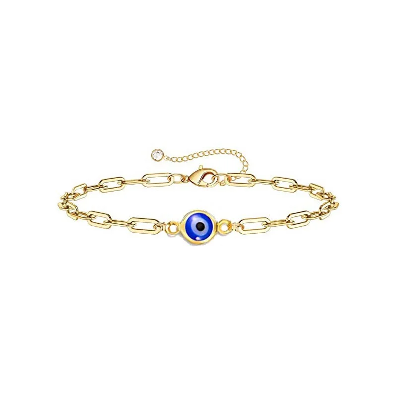 Bracciale occhio turco blu per uomo e donna gioiello portafortuna_voghion.com